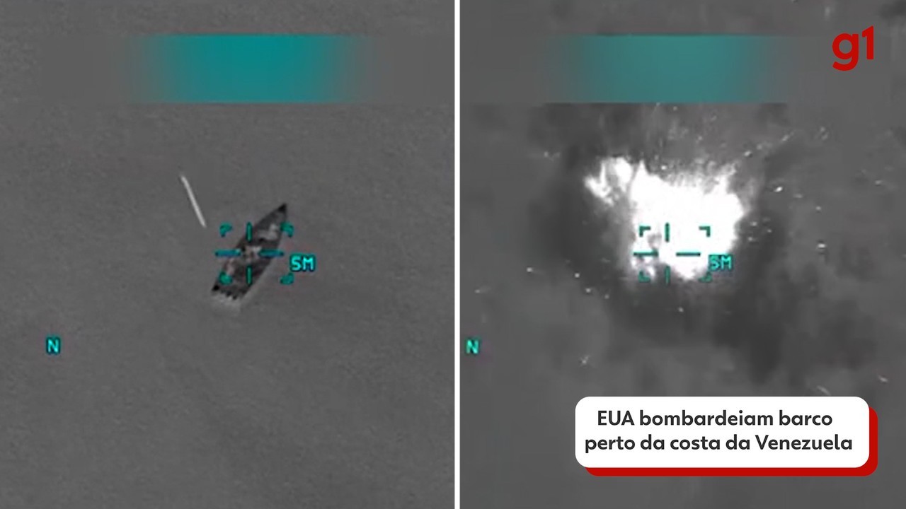 VÍDEO: EUA bombardeiam barco perto da costa da Venezuela